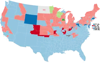 1940 House election results map