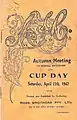 1942 Sydney Cup racebook front cover