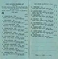 Starters and results 1945 AJC Epsom Handicap page showing the winner, Shannon