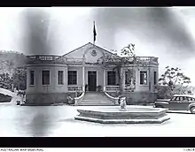 The palace in 1945