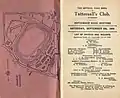 Inside cover of the 1945 Tramway Handicap racebook showing raceday officials