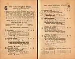 1947 Colin Stephen racebook showing the winner Russia