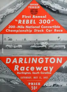 1957 Rebel 300 program cover