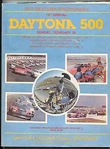 1977 Daytona 500 program cover