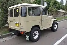 1980 Toyota Land Cruiser hardtop (FJ40)