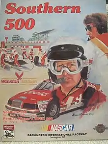 1985 Southern 500 program cover