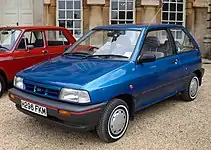 Pre-facelift Kia Pride 3-door (UK)