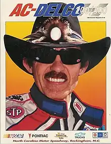 The 1992 AC Delco 500 program cover, featuring Richard Petty.