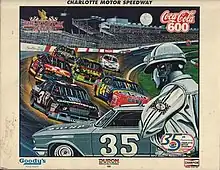 The 1994 Coca-Cola 600 program cover, with artwork by NASCAR artist Sam Bass.