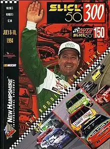 The 1994 Slick 50 300 program cover, featuring Harry Gant.