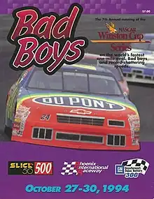 The 1994 Slick 50 500 program cover, featuring Jeff Gordon.