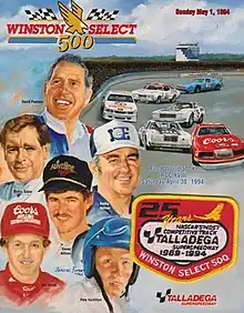 The 1994 Winston Select 500 program cover.