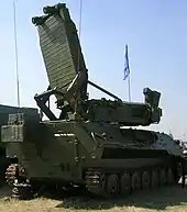 Back view of 1L219M radar at the MAKS2005 airshow