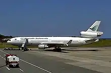 McDonnell Douglas MD-11 of Garuda Indonesia, Sepinggan in 2001.