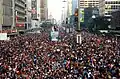 São Paulo Pride Parade in Brazil, 2004.