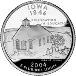 2004 U.S. quarter-dollar Iowa