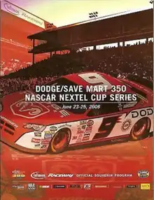 2006 Dodge/Save Mart 350 program cover