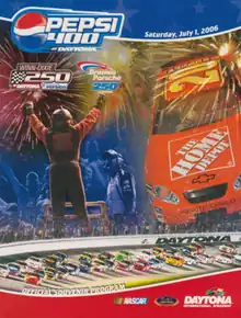 2006 Pepsi 400 program cover