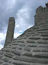 The roof of the keep.