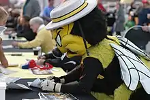 Chicago Sting Mascot 'Stanley Sting' pictured in 2009.