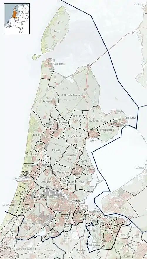 Duivendrecht is located in North Holland