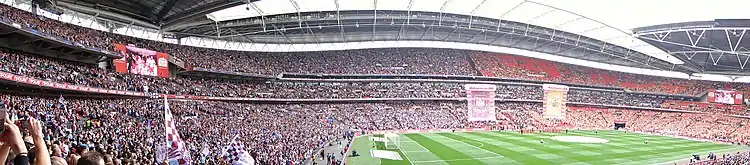 Inside Wembley before the final