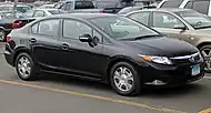 2012 Honda Civic Hybrid sedan (US; pre-facelift)