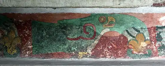 Green Bird Procession, Temple of the Feathered Serpents