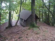  Refuge hut in the forest