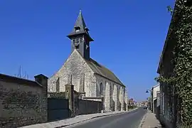 The church in La Forêt-Sainte-Croix, in 2013