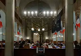 Ceremony after the January 2015 attacks in France.