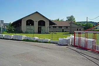 Other buildings where the shaft was located.