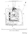 Sketch plan of kiln at Mumrills, by Mungo Buchanan from the Proceedings Of The Society Of Antiquaries Of Scotland (1914-1915) Vol 49