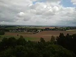 View from the Taurastein tower on Taura