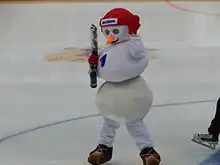 Snowman, another mascot