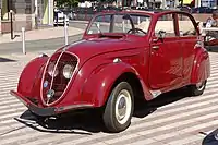 Peugeot 202 4-door La Berlina découvrable