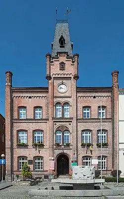 Town Hall in Niemcza, seat of the gmina office