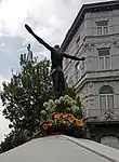 Close-up of the Black Christ in Wyck