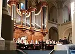 Armenian choir at the organ of St Servatius'