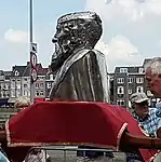 Silver bust of Gerlachus of Houthem in the procession in Het Bat