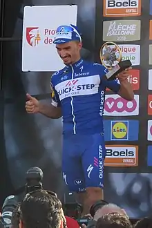 Julian Alaphilippe, the race winner