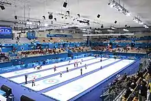 Inside view of Gangneung Curling Centre