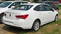 Rear view (sedan, first facelift)