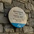 The Iris Murdoch Commemorative Plaque erected in the Basin