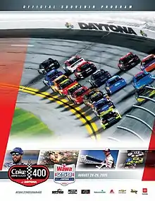 The 2020 Coke Zero Sugar 400 program.