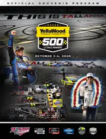 2020 YellaWood 500 program cover