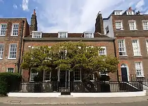 Strawberry House, with Morton House on right