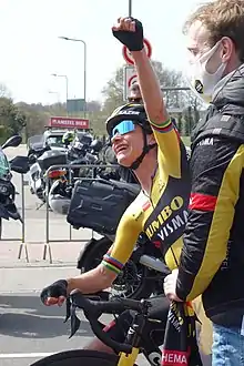 Marianne Vos after winning the race