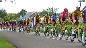 Peloton in Stage 2, Netherlands