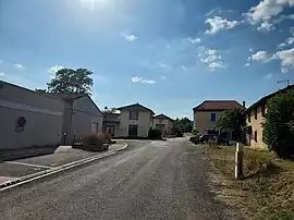 The village of Laas seen from the east.